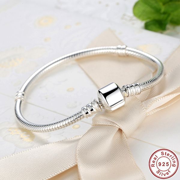 authentic 100% 925 sterling silver femme snake chain bracelet cuff bracelet european fashion authentic jewelry pulseira gift, Golden;silver
authentic 100% 925 sterling silver femme snake chain bracelet cuff bracelet european fashion authentic jewelry pulseira gift, Golden;silver
