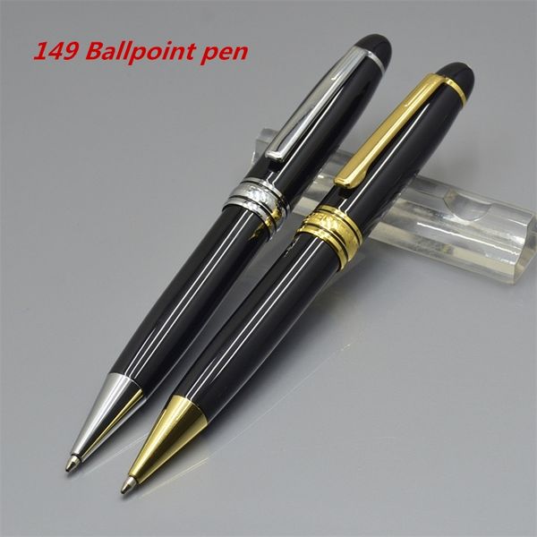 Wholesale price - Luxury #149 Black Resin Ballpoint pen golden silver clip stationery school office supply Monte brands writing ball pens
Wholesale price - Luxury #149 Black Resin Ballpoint pen golden silver clip stationery school office supply Monte brands writing ball pens