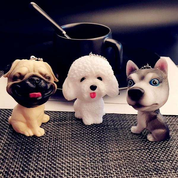 fancy&fantasy 2018 cartoon dog keychains for women bag accessories teddy keychain husky keyring rope key holder men car keychain, Silver
fancy&fantasy 2018 cartoon dog keychains for women bag accessories teddy keychain husky keyring rope key holder men car keychain, Silver