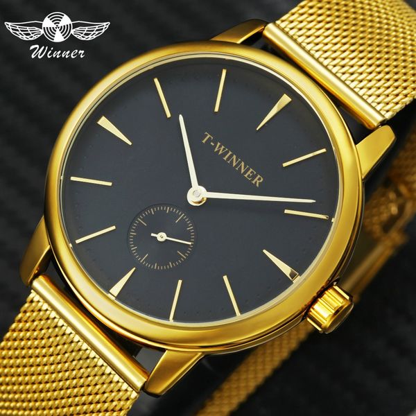 winner royal golden ultra thin mechanical watch for men full steel strap sub-dial display hand-wind wristwatch, Slivery;brown
winner royal golden ultra thin mechanical watch for men full steel strap sub-dial display hand-wind wristwatch, Slivery;brown