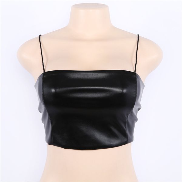 faux leather tanks for women ladies leather tees spaghetti strap vest off the shoulder tanks punk black camis, White
faux leather tanks for women ladies leather tees spaghetti strap vest off the shoulder tanks punk black camis, White