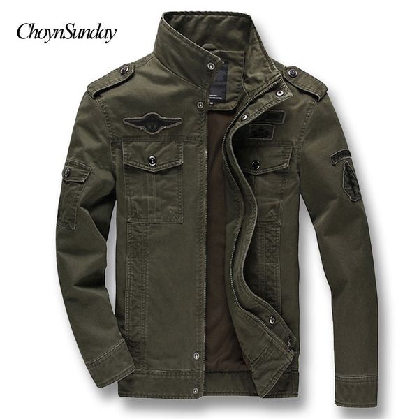 choynsunday 2018 men plus size bomber jackets and softshell coats male casual fashion slim fitted autumn zipper m-5xl chinese, Black;brown
choynsunday 2018 men plus size bomber jackets and softshell coats male casual fashion slim fitted autumn zipper m-5xl chinese, Black;brown