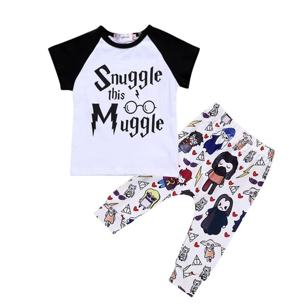 2pcs baby boy girl patchwork t-shirt cartoon pants leggings outfit toddler kids summer clothes, White
2pcs baby boy girl patchwork t-shirt cartoon pants leggings outfit toddler kids summer clothes, White