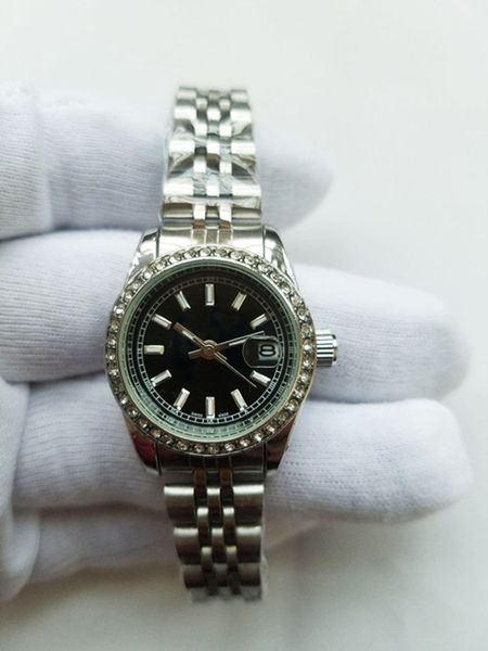 New Top 26mm AAA Luxury women Watch Black Automatic Watch Stainless Steel original Clasp women President Watches Free Shipping Chrono
New Top 26mm AAA Luxury women Watch Black Automatic Watch Stainless Steel original Clasp women President Watches Free Shipping Chrono