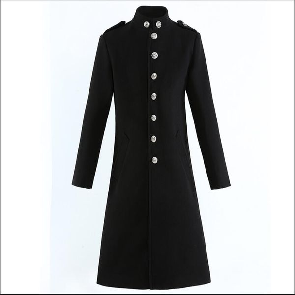 m-4xl influx men autumn and winter personality trench chinese style metal buckle over the knee long section woolen coat handsome, Black
m-4xl influx men autumn and winter personality trench chinese style metal buckle over the knee long section woolen coat handsome, Black