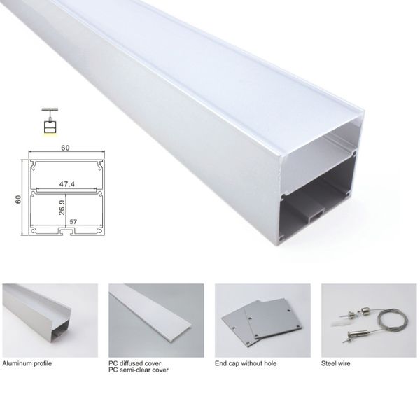 10 x 1m sets/lot al6063 office lighting led channel and new developed square led alu extrusion for suspension or pendant lights
10 x 1m sets/lot al6063 office lighting led channel and new developed square led alu extrusion for suspension or pendant lights