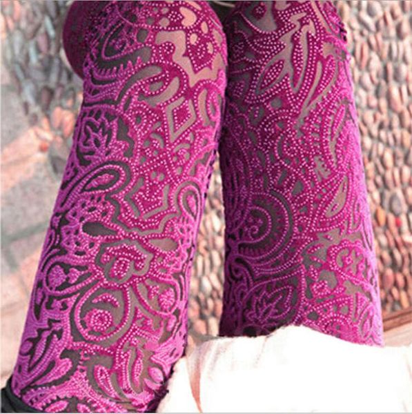 2017 new fashion women's leggings lace crochet solid color female lenggings gold velvet leisure style size leggings dp08, Black
2017 new fashion women's leggings lace crochet solid color female lenggings gold velvet leisure style size leggings dp08, Black