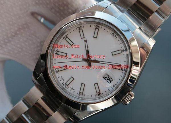 factory supplier luxury watch sapphire new 41mm steel 126333 white dial automatic mechanical mens men's watch watches, Slivery;brown
factory supplier luxury watch sapphire new 41mm steel 126333 white dial automatic mechanical mens men's watch watches, Slivery;brown