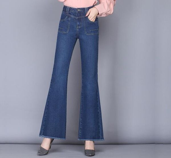 flare pants for women plus size denim jeans casual capris tassel high waist black blue cotton blend slimming trousers kpr0804
flare pants for women plus size denim jeans casual capris tassel high waist black blue cotton blend slimming trousers kpr0804