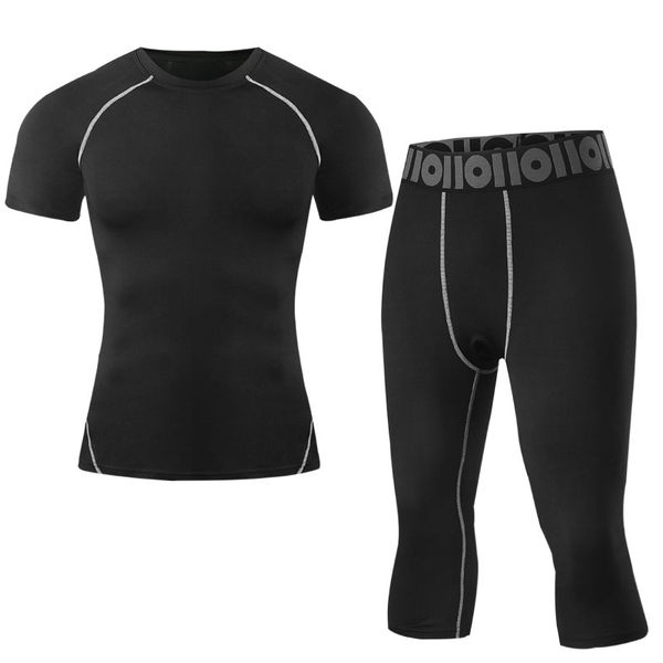2016 new mens compression shirts pants sets gym for fitness running tights skins base layers basketball jogging compression sets, White;black
2016 new mens compression shirts pants sets gym for fitness running tights skins base layers basketball jogging compression sets, White;black
