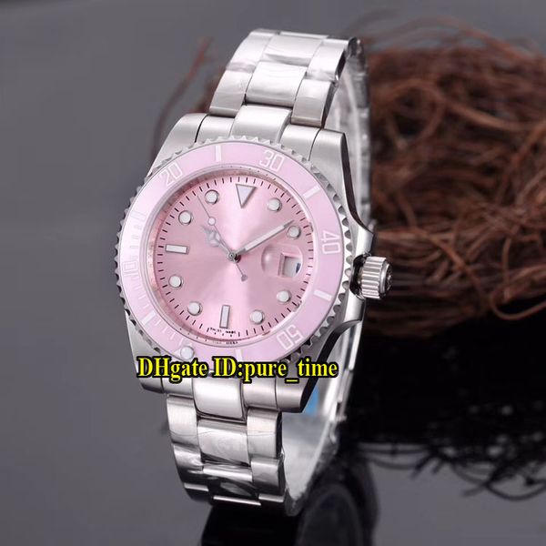 new date pink dial asian 2813 automatic 116610 watch ceramic bezel lady watch stainless steel band mens watches, Slivery;brown
new date pink dial asian 2813 automatic 116610 watch ceramic bezel lady watch stainless steel band mens watches, Slivery;brown