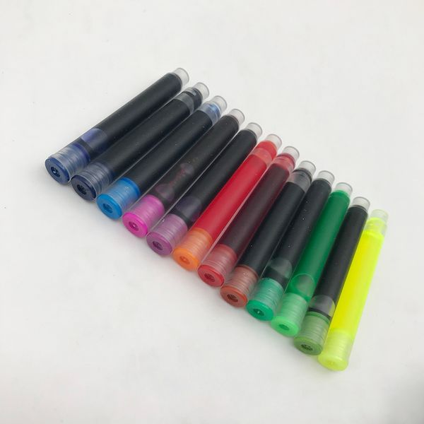 25pcs jinhao ink cartridge portable colored ink 2.6 caliber universal fountain pen refill non-carbon 12 colors for choose
25pcs jinhao ink cartridge portable colored ink 2.6 caliber universal fountain pen refill non-carbon 12 colors for choose