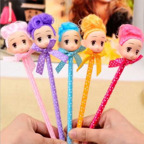 3pcs random cartoon girls doll shape ballpoint pen creative kids school writing tool supplies 0.5mm tip writing pen, Blue;orange
3pcs random cartoon girls doll shape ballpoint pen creative kids school writing tool supplies 0.5mm tip writing pen, Blue;orange