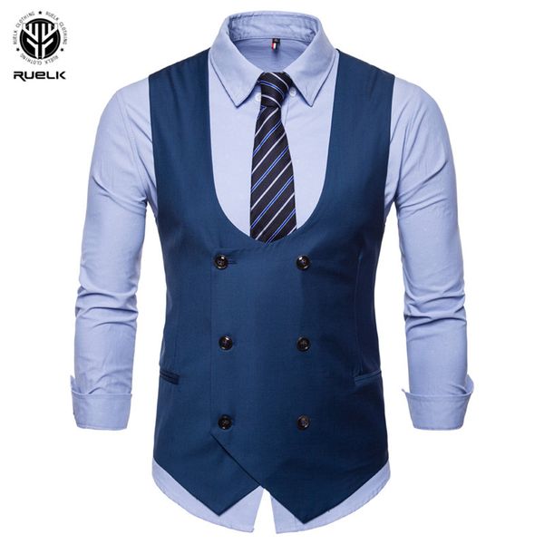 ruelk 2018 mens foramal weeding dress vests men jacket spring autumn double breasted slim fit waistcoat fashion sleeveless, Black;white
ruelk 2018 mens foramal weeding dress vests men jacket spring autumn double breasted slim fit waistcoat fashion sleeveless, Black;white