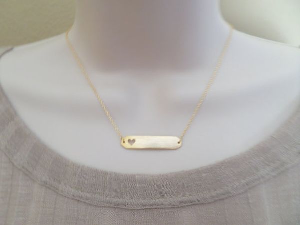 gold/silver love heart tag necklaces simple bar with hollow love heart necklaces for lovers couple
gold/silver love heart tag necklaces simple bar with hollow love heart necklaces for lovers couple