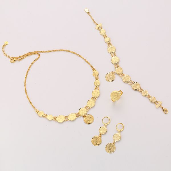classic fashion bride muslim coin necklace earring ring bracelet gold color set middle east arab wedding jewelry gift, Silver
classic fashion bride muslim coin necklace earring ring bracelet gold color set middle east arab wedding jewelry gift, Silver