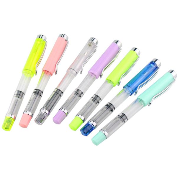 fangnymph new style fashion transparent light weight gifts high capacity fountain pens for student school office stationery
fangnymph new style fashion transparent light weight gifts high capacity fountain pens for student school office stationery