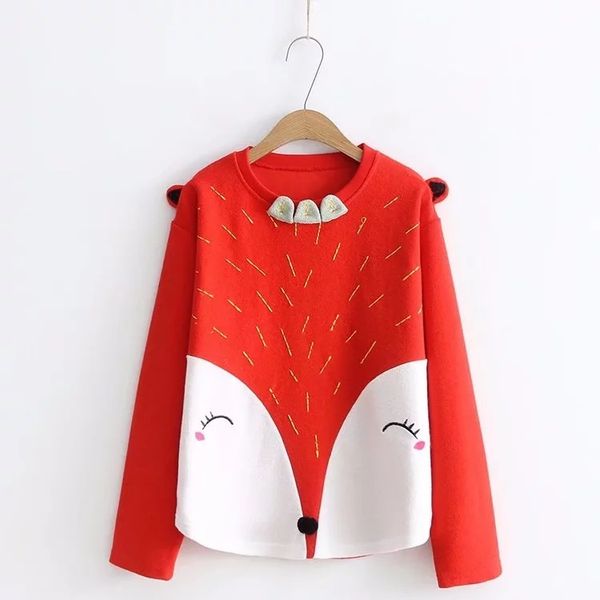 new fashion schoolgirl pullover in spring ,japanese style small fresh cartoon embroidery sweatshirts female clothes coat, Black
new fashion schoolgirl pullover in spring ,japanese style small fresh cartoon embroidery sweatshirts female clothes coat, Black