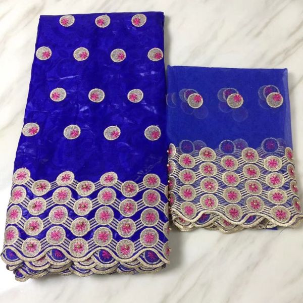 5yards royal blue african bazin brocade lace fabric with beads and 2yards french net lace embroidery for dress bz9-1, Black;white
5yards royal blue african bazin brocade lace fabric with beads and 2yards french net lace embroidery for dress bz9-1, Black;white