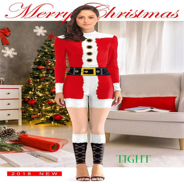 2018 new christmas cosplay round neck santa claus women's tight jumpsuit gift christmas hat, Black;red
2018 new christmas cosplay round neck santa claus women's tight jumpsuit gift christmas hat, Black;red