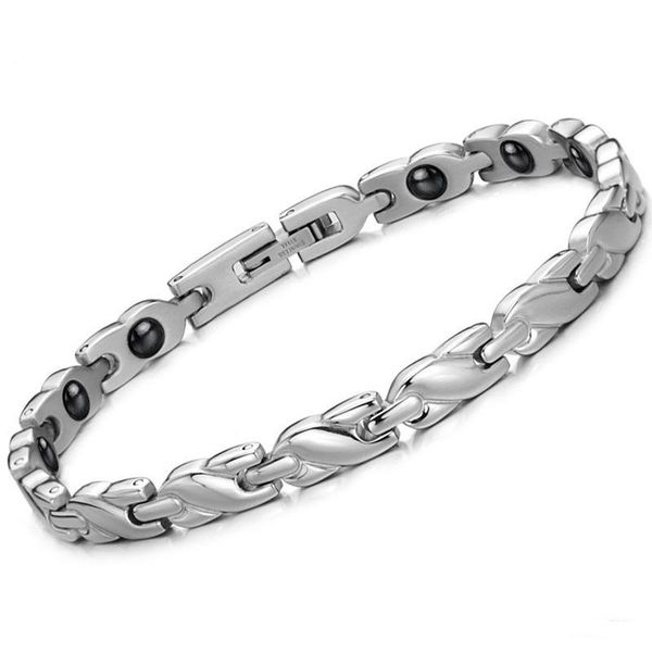 steel color fashion simple men's magnetic stone bangle stainless steel bracelet watchband jewelry gift for boys men 8379, Black
steel color fashion simple men's magnetic stone bangle stainless steel bracelet watchband jewelry gift for boys men 8379, Black