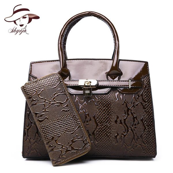new ale patent leather handbag party purse ladies messenger crossbody shoulder bag 2pcs composite set wallet shoulder tote
new ale patent leather handbag party purse ladies messenger crossbody shoulder bag 2pcs composite set wallet shoulder tote