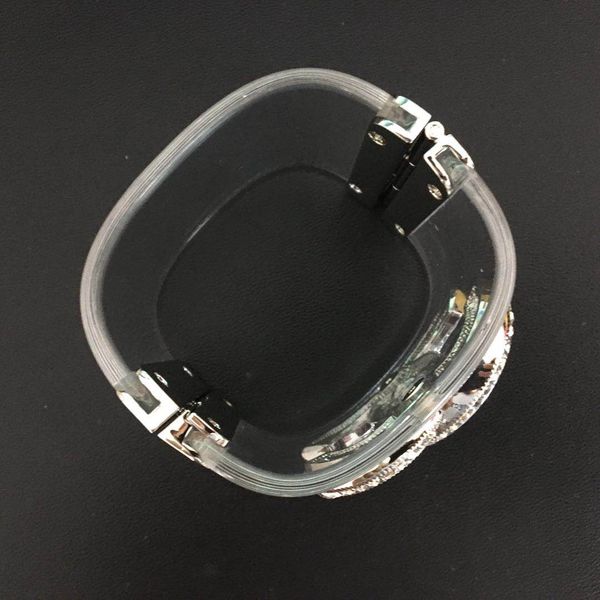 2020 explosion models punk bracelet fashion transparent diamond bracelets bangles for men women wedding party jewelry gift lovers jewelry, Black
2020 explosion models punk bracelet fashion transparent diamond bracelets bangles for men women wedding party jewelry gift lovers jewelry, Black