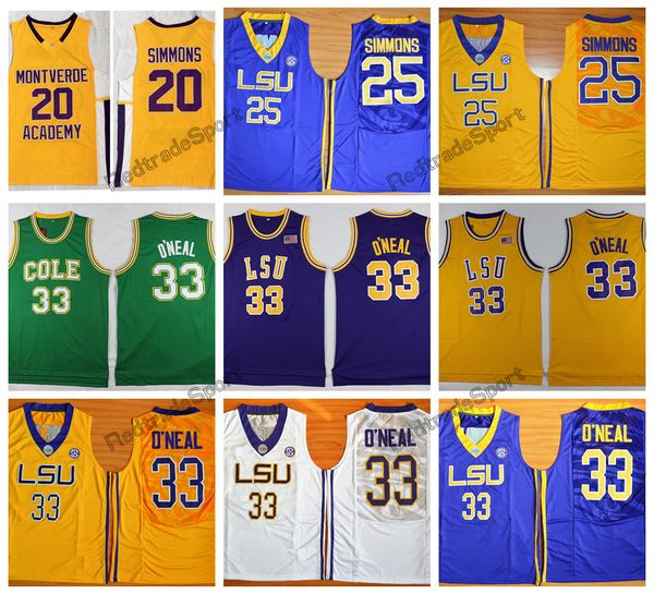 mens lsu tigers ben simmons 25 shaquille o'neal 33 college basketball jerseys vintage shaquille o'neal stitched basketball shirts, Black
mens lsu tigers ben simmons 25 shaquille o'neal 33 college basketball jerseys vintage shaquille o'neal stitched basketball shirts, Black