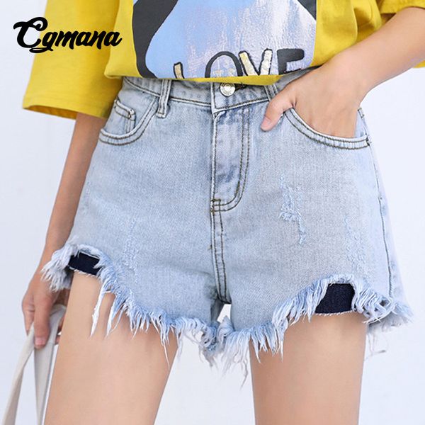 cgmana denim shorts women 2018 summer harajuku irregular shorts jeans female new high waist wide leg washed casual, White;black
cgmana denim shorts women 2018 summer harajuku irregular shorts jeans female new high waist wide leg washed casual, White;black