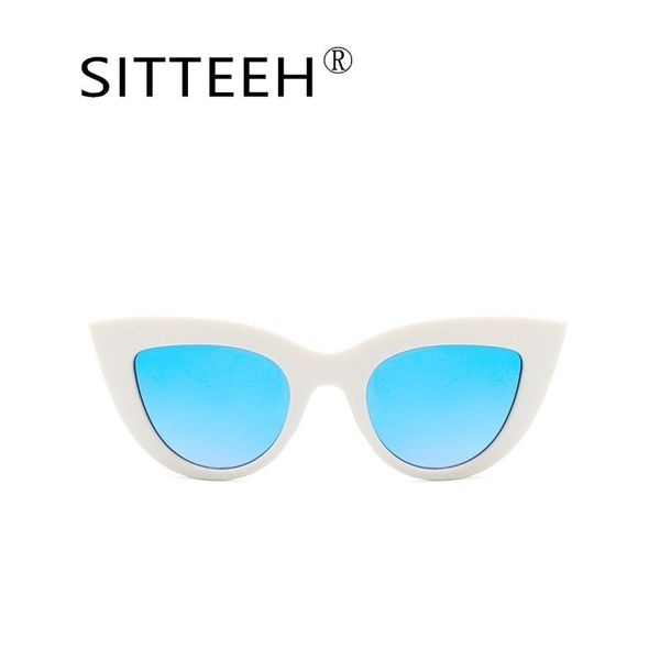 2019 cat eye women sunglasses tinted color lens men vintage shaped sun glasses female eyewear brand designer oculos feminino, White;black
2019 cat eye women sunglasses tinted color lens men vintage shaped sun glasses female eyewear brand designer oculos feminino, White;black