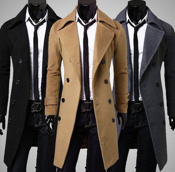 mens trench coat 2018 new fashion designer men long coat autumn winter double-breasted windproof slim trench coat men plus size, Blue;black
mens trench coat 2018 new fashion designer men long coat autumn winter double-breasted windproof slim trench coat men plus size, Blue;black