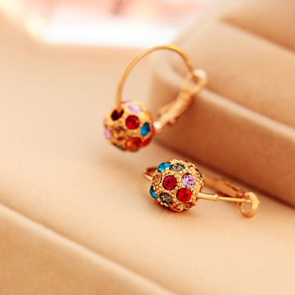 fashion crystal ball earrings transfer bead circle earrings for woman party wedding jewelry gift elegant, Silver
fashion crystal ball earrings transfer bead circle earrings for woman party wedding jewelry gift elegant, Silver