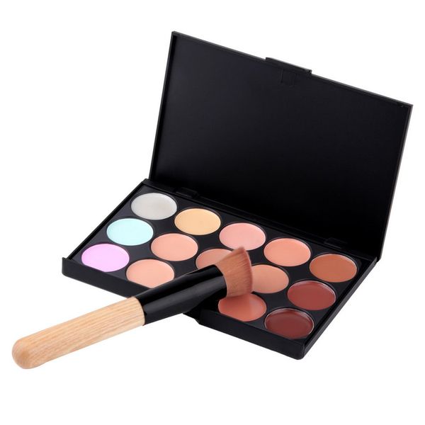 

natural professional concealer palettes 15 colors makeup foundation facial face cream cosmetic contour palette concealer palette