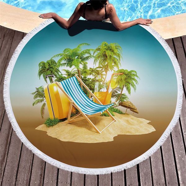 new round beach towel 150cm bath towels with tassel microfiber printed summer sandy swimming sunbath picnic blanket covers shawl
new round beach towel 150cm bath towels with tassel microfiber printed summer sandy swimming sunbath picnic blanket covers shawl