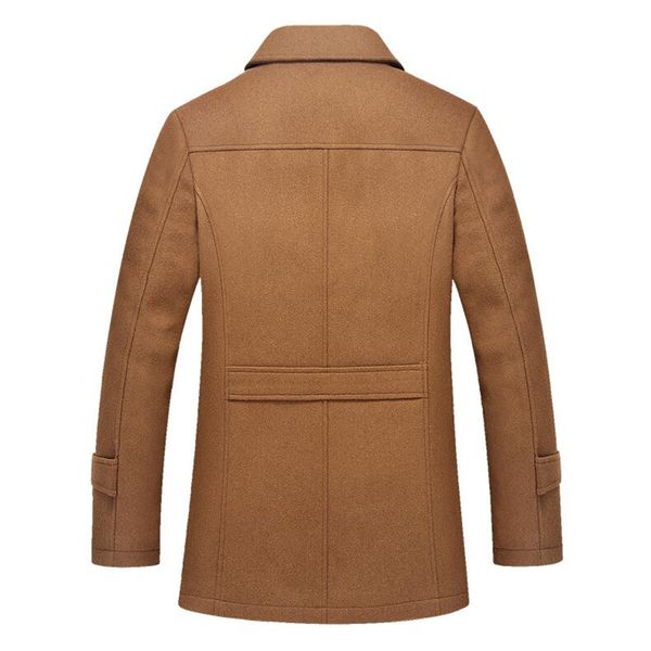new winter warm wool coat men casual slim fit jackets outerwear thick men's business woolen trench jacket overcoat pea coat 4xl, Black
new winter warm wool coat men casual slim fit jackets outerwear thick men's business woolen trench jacket overcoat pea coat 4xl, Black