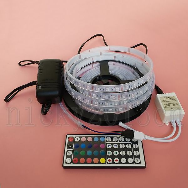 full set 5m 5050 rgb led flexible strip tape light 300leds ip67 tube waterproof + 12v 3a power supply + 44key remote controller full kit 5m
full set 5m 5050 rgb led flexible strip tape light 300leds ip67 tube waterproof + 12v 3a power supply + 44key remote controller full kit 5m