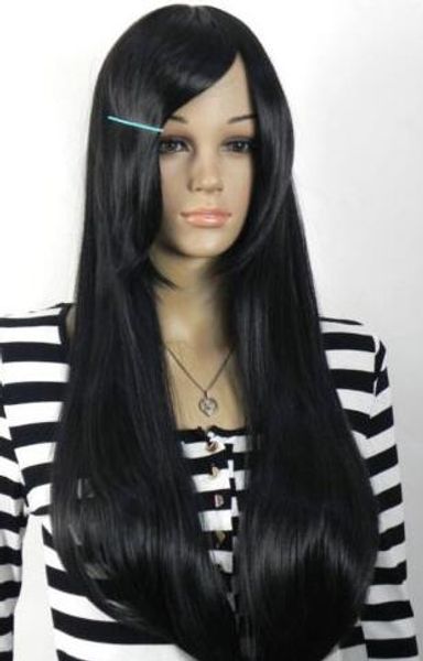 new fashion long black straight women's lady's cosplay hair wig wigs, Black;brown
new fashion long black straight women's lady's cosplay hair wig wigs, Black;brown
