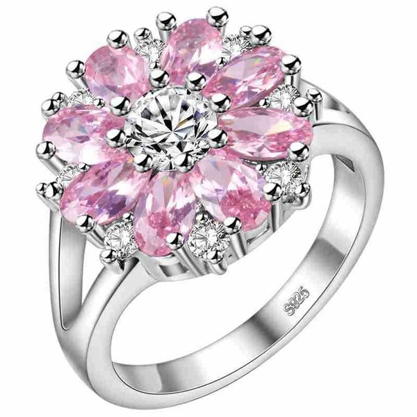 whole salehainon luxury silver color rings jewelry pink red zirconia crystal setting fashion ladies engagement party big sun flower rings, Golden;silver
whole salehainon luxury silver color rings jewelry pink red zirconia crystal setting fashion ladies engagement party big sun flower rings, Golden;silver