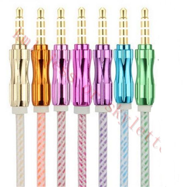 1.5m 5ft braided aux audio cable male stereo car extension audio cable metal cucurbit auxiliary cable for mp3 iphone6s samsung s7
1.5m 5ft braided aux audio cable male stereo car extension audio cable metal cucurbit auxiliary cable for mp3 iphone6s samsung s7