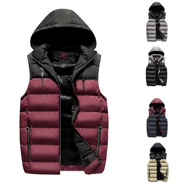 2018 autumn winter fashion vest men winter jacket men vest sleeveless gilet thicken warm waistcoat, Black;white
2018 autumn winter fashion vest men winter jacket men vest sleeveless gilet thicken warm waistcoat, Black;white