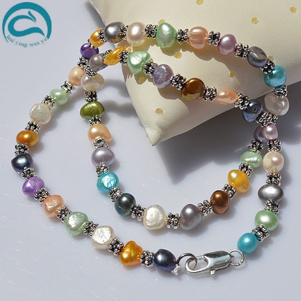 unique pearls jewellery store classic multicolor aa7-8mm natural freshwater pearl tible silver necklace 45cm woman jewelry
unique pearls jewellery store classic multicolor aa7-8mm natural freshwater pearl tible silver necklace 45cm woman jewelry
