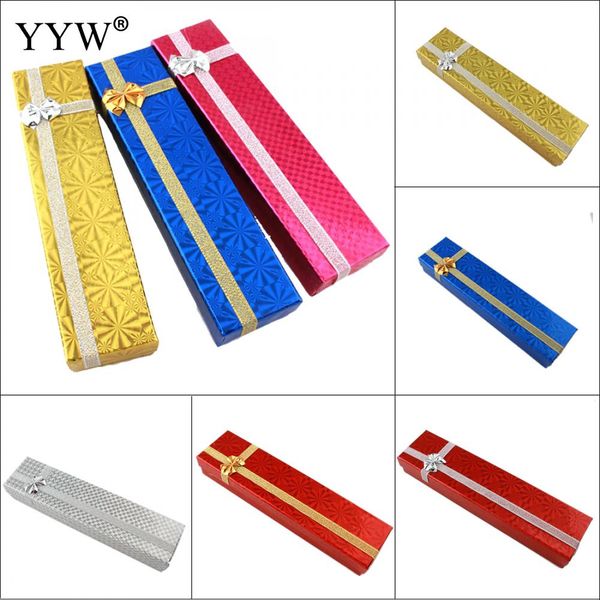 new rectangle 50x210x30mm jewelry gift box paper with sparkle ribbon for christmas bracelet necklace gift packaging display, Black;white
new rectangle 50x210x30mm jewelry gift box paper with sparkle ribbon for christmas bracelet necklace gift packaging display, Black;white