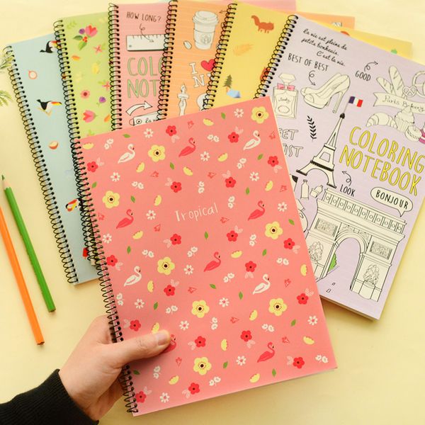 slammed the coil notepad hard cover book notebook stationery b5 large material escolar for school supplies, Purple;pink
slammed the coil notepad hard cover book notebook stationery b5 large material escolar for school supplies, Purple;pink