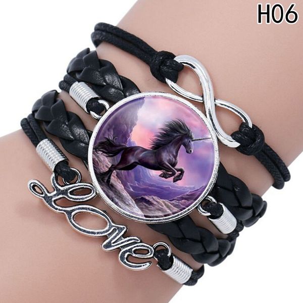 2018 new arrival unicorn bracelet handmade infinity love leather charm bracelets for horse lovers friend gift, Golden;silver
2018 new arrival unicorn bracelet handmade infinity love leather charm bracelets for horse lovers friend gift, Golden;silver
