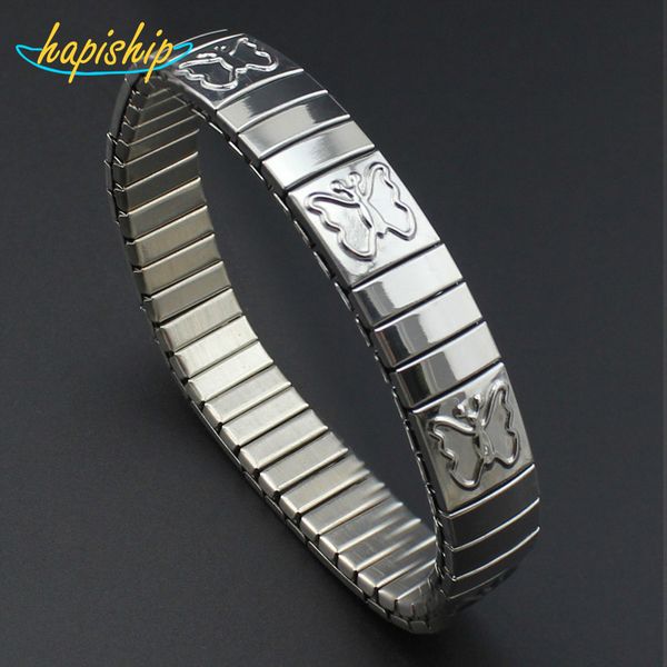 hapiship 2017 new women men's classic elastic stainless steel cool silver hollow out butterfly 396 bracelet bangle, Golden;silver
hapiship 2017 new women men's classic elastic stainless steel cool silver hollow out butterfly 396 bracelet bangle, Golden;silver