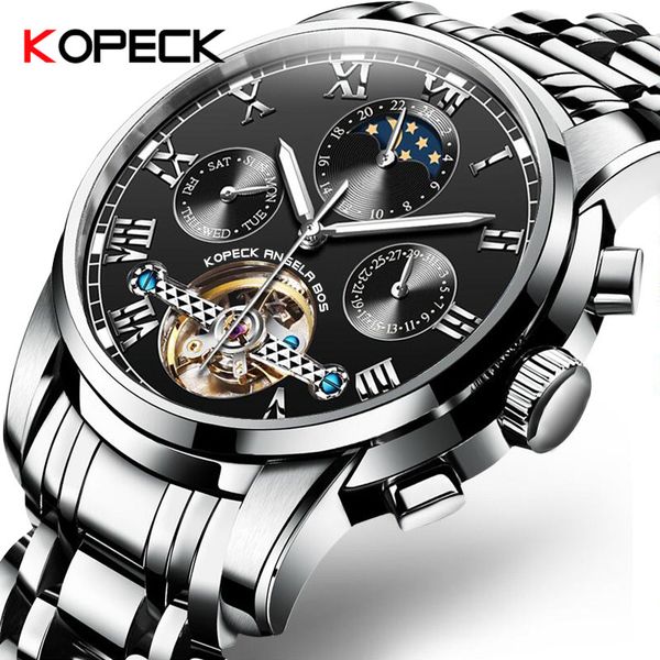 kopeck mechanical watch man temperament waterproof luminous high-end men's watch elegant multifunctional automatic 9022, Slivery;brown
kopeck mechanical watch man temperament waterproof luminous high-end men's watch elegant multifunctional automatic 9022, Slivery;brown