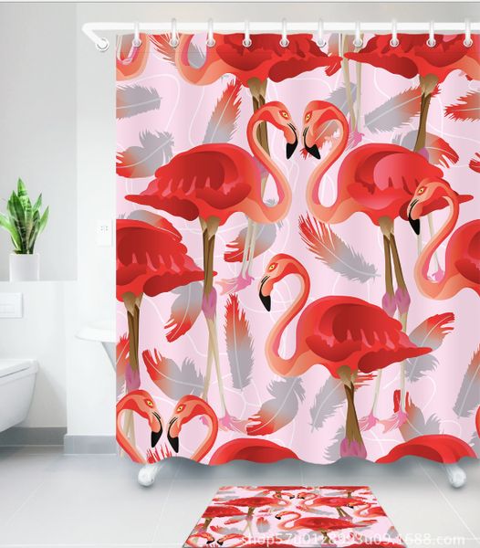 custom red flamingo feather shower curtain waterproof polyester bathroom curtains fabric bathtub decor floor mats sets
custom red flamingo feather shower curtain waterproof polyester bathroom curtains fabric bathtub decor floor mats sets