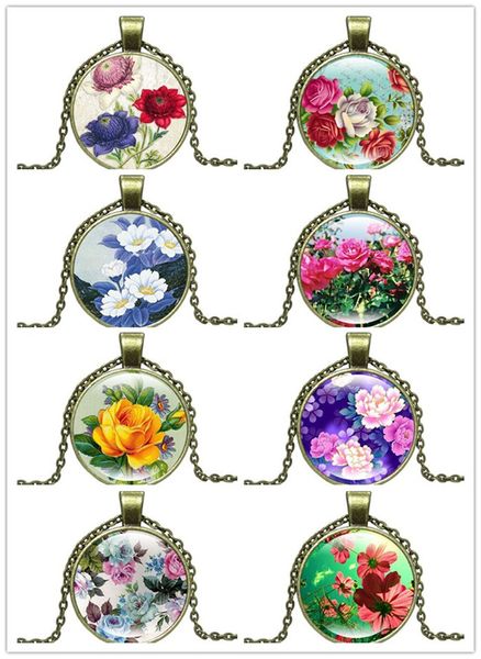 20pcs new design vintage rose flower necklace girl fashion jewelry glass cabochon romantic gifts for lovers, Red;brown
20pcs new design vintage rose flower necklace girl fashion jewelry glass cabochon romantic gifts for lovers, Red;brown