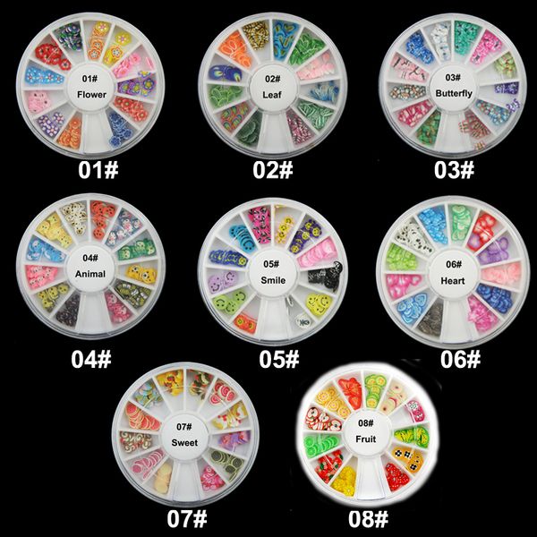 2016 new 8 design leaf fruit polymer clay 3d nail art decorations slices tiny fimo wheel acrylic rhinestone nails charms jewerly, Silver;gold
2016 new 8 design leaf fruit polymer clay 3d nail art decorations slices tiny fimo wheel acrylic rhinestone nails charms jewerly, Silver;gold