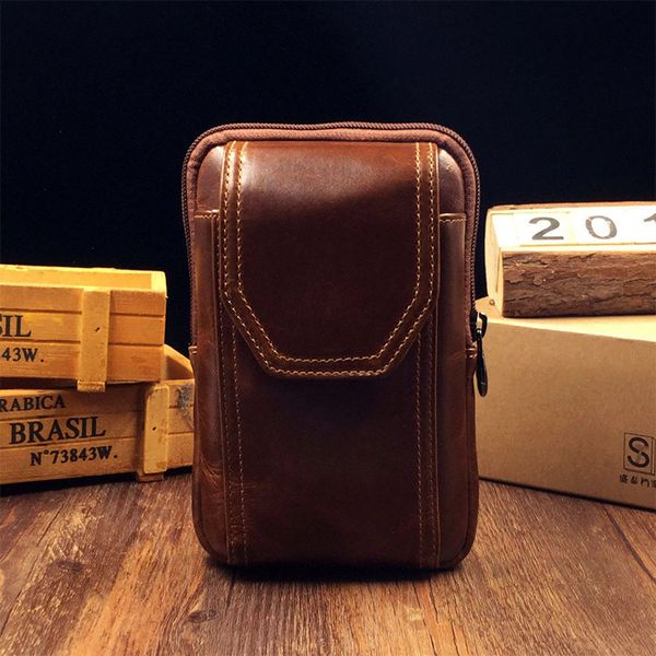 male oil wax waist pack pouch men cowhide genuine leather holder pocket cigarette case coin purse fanny waist bag
male oil wax waist pack pouch men cowhide genuine leather holder pocket cigarette case coin purse fanny waist bag